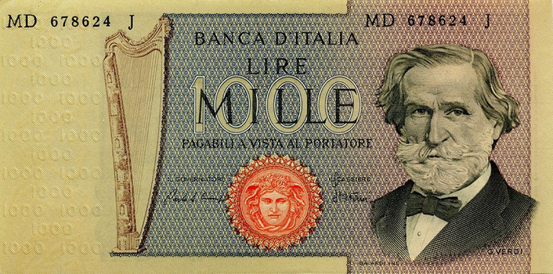 CARTAMONETA - BANCA d'ITALIA - Repubblica Italiana (monetazione in lire) (1946-2...