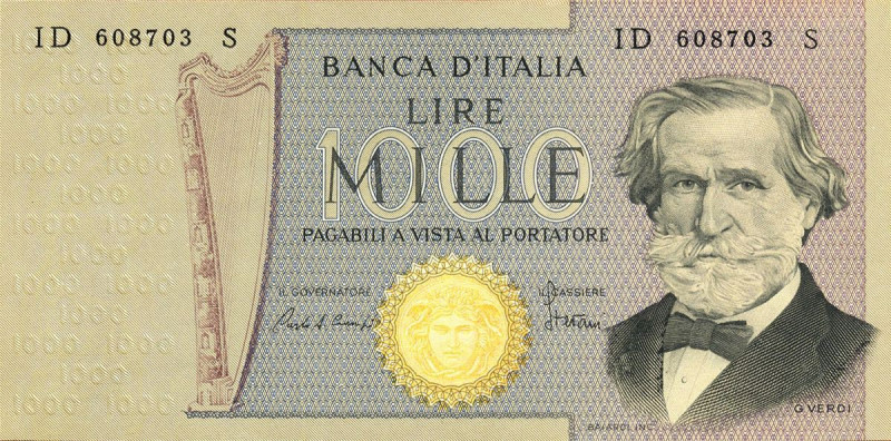 CARTAMONETA - BANCA d'ITALIA - Repubblica Italiana (monetazione in lire) (1946-2...