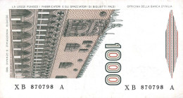 CARTAMONETA - BANCA d'ITALIA - Repubblica Italiana (monetazione in lire) (1946-2001) - 1.000 Lire - Marco Polo 12/02/1985 Alfa 728sp; Lireuro 57Ba RR ...