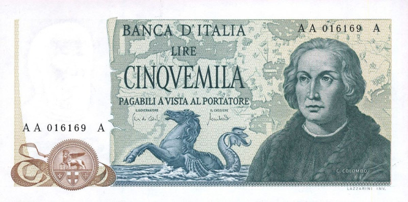 CARTAMONETA - BANCA d'ITALIA - Repubblica Italiana (monetazione in lire) (1946-2...