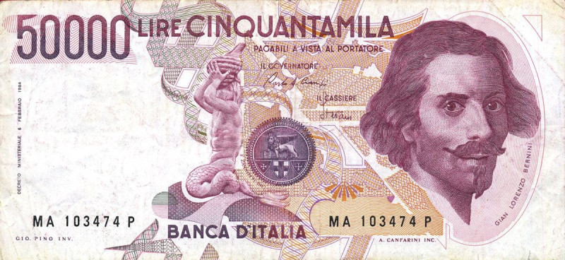 CARTAMONETA - BANCA d'ITALIA - Repubblica Italiana (monetazione in lire) (1946-2...