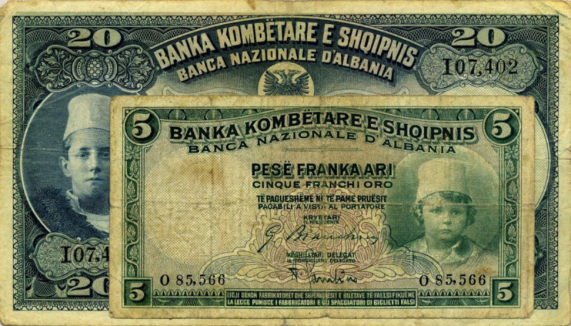 CARTAMONETA - COLONIE ED OCCUPAZIONI DI TERRITORI ITALIANI - Banca Nazionale d'A...