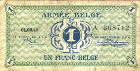CARTAMONETA ESTERA - BELGIO - Leopoldo III (1934-1950) - Franco 01/08/1946
