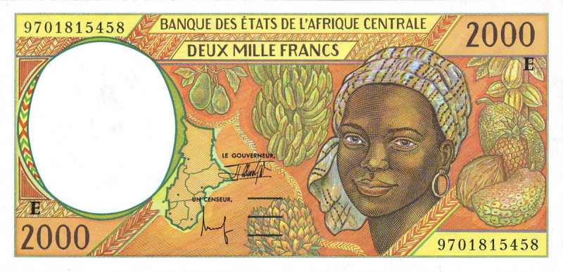 CARTAMONETA ESTERA - CAMERUN - Repubblica - 2.000 Franchi (1993-99) Pick 203E
...
