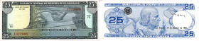 CARTAMONETA ESTERA - EL SALVADOR - Repubblica  - 25 Colones 14/10/1983 Pick 136