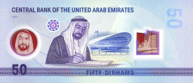 CARTAMONETA ESTERA - EMIRATI ARABI  - 50 Dirhams 2021