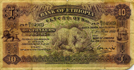 CARTAMONETA ESTERA - ETIOPIA - Haile Selassie I (1930-1936) - 10 Talleri 01/05/1932 Pick 8 R