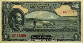 CARTAMONETA ESTERA - ETIOPIA - Haile Selassie I (1941-1974) - Dollaro (1945) Pick 12
