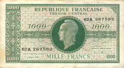 CARTAMONETA ESTERA - FRANCIA - Governo di Vichy (1940-1944) - 1.000 Franchi