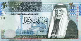 CARTAMONETA ESTERA - GIORDANIA - Abdullah II Ibn Al-Hussein (1999) - 20 Dinars 2002 Pick 37