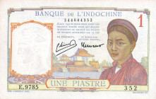 CARTAMONETA ESTERA - INDOCINA FRANCESE - Governo Provvisorio di De Gaulle (1944-1946) - Piastra 1945 Pick 76