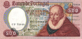 CARTAMONETA ESTERA - PORTOGALLO - Repubblica (1910) - 500 Escudos 04/10/1975     Pressato