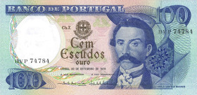 CARTAMONETA ESTERA - PORTOGALLO - Repubblica (1910) - 100 Escudos 20/09/1978