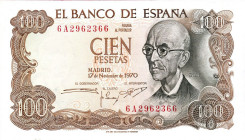 CARTAMONETA ESTERA - SPAGNA - Francesco Franco Caudillo (1939-1975) - 100 Pesetas 17/11/1970 Pick 172   11 biglietti