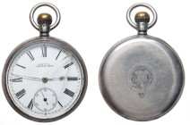 VARIE - Orologi da taschino  A.W.W. Co. Wathman Mass. in AG, gr. 103,26, con quadrante staccato