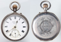 VARIE - Orologi da taschino  J.W. Benson in AG, con iniziali sulla cassa, gr. 84,74