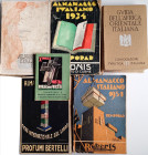 VARIE - Epoca fascista  Almanacco 1924-1925-1931-1934, Guida all'Africa Orientale Italiana, Mostra della Rivoluzione Fascista     Alla spedizione di q...