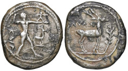 Raccolta di falsi da studio - Restrike collection - Falsi-Restrike (da studio, moderni, ecc.) - Caulonia  - Nomos   (AG g. 8,11)