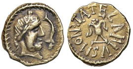 Raccolta di falsi da studio - Restrike collection - Falsi-Restrike (da studio, moderni, ecc.) - Imitazioni Barbariche  - Tremisse   (AU g. 1,3)