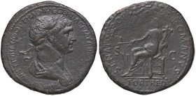 Raccolta di falsi da studio - Restrike collection - Falsi-Restrike (da studio, moderni, ecc.) - Traiano (98-117) - Sesterzio   (AE g. 24,24)