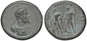 Raccolta di falsi da studio - Restrike collection - Falsi-Restrike (da studio, moderni, ecc.) - Settimio Severo (193-211) - Medaglione   (AE g. 68,63)