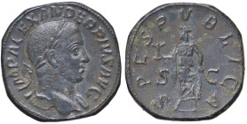 Raccolta di falsi da studio - Restrike collection - Falsi-Restrike (da studio, moderni, ecc.) - Alessandro Severo (222-235) - Sesterzio   (AE g. 19,9)