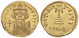 Raccolta di falsi da studio - Restrike collection - Falsi-Restrike (da studio, moderni, ecc.) - Costantino IV (681-685) - Solido   (AU g. 4,4)
