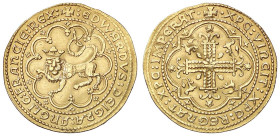 Raccolta di falsi da studio - Restrike collection - Falsi-Restrike (da studio, moderni, ecc.) - Edoardo III (1327-1377) - Leopardo d'Oro Aquitania   (...
