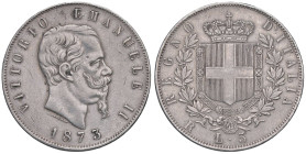 Raccolta di falsi da studio - Restrike collection - Falsi-Restrike (da studio, moderni, ecc.) - Vittorio Emanuele II Re d'Italia (1861-1878) - 5 Lire ...