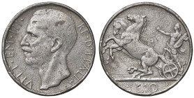 Raccolta di falsi da studio - Restrike collection - Falsi-Restrike (da studio, moderni, ecc.) - Vittorio Emanuele III (1900-1943) - 10 Lire 1928 Biga ...
