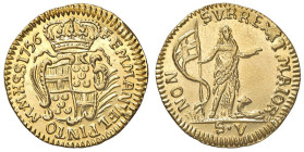 Raccolta di falsi da studio - Restrike collection - Falsi-Restrike (da studio, moderni, ecc.) - Fra Emmanuel Pinto (1741-1773) - 5 Scudi 1756   (AU g....