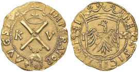 Raccolta di falsi da studio - Restrike collection - Falsi-Restrike (da studio, moderni, ecc.) - Carlo V (1516-1556) - Scudo d'oro 1541   (AU g. 3,4)ME...
