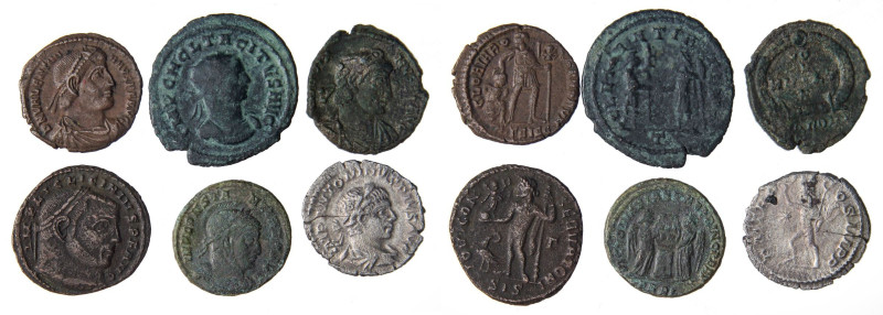 LOTTI - Imperiali Elagabalo, Licinio I, Costantino I, Valentiniano I, Tacito, Gi...