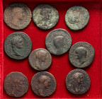LOTTI - Imperiali  Lotto di 10 monete