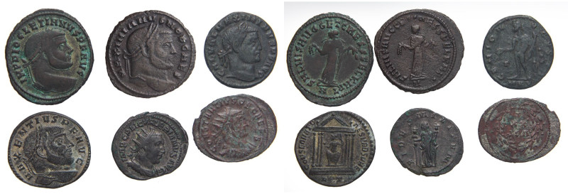 LOTTI - Imperiali Diocleziano, Costanzo I, Galerio, Massimino II, Massenzio, Val...