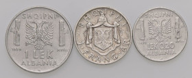 LOTTI - Estere  ALBANIA - Lotto di 3 monete