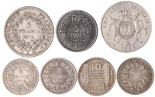 LOTTI - Estere  FRANCIA - Lotto di 7 monete