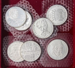 LOTTI - Estere  GERMANIA - 5 marchi - Lotto di 7 monete diverse