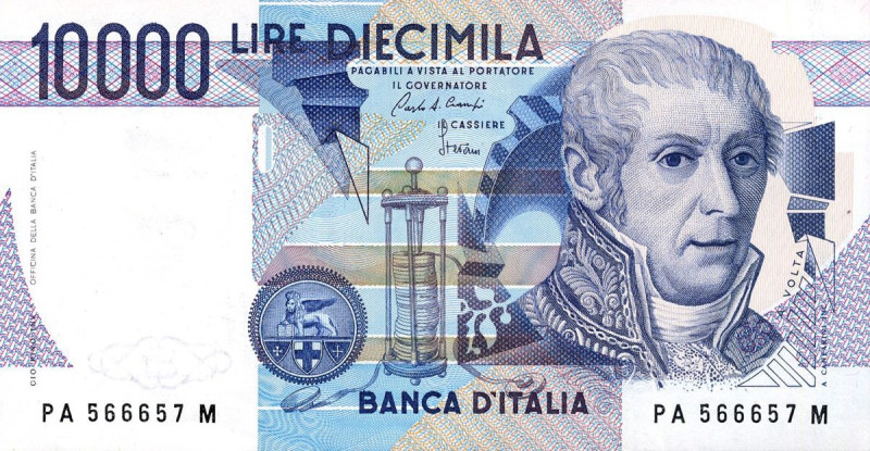 LOTTI - Cartamoneta-Italiana 10000 lire Volta, lotto di 21 biglietti

Status: ...