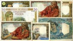 LOTTI - Cartamoneta-Estera  FRANCIA - Lotto di 7 biglietti