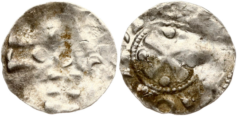 Germany. Denar ND of uncertaim mint. Silver 0.96 g, 18 mm.