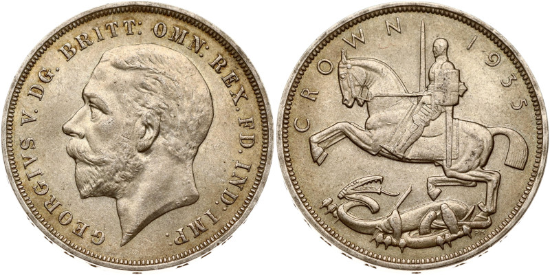 Great Britain. George V (1910-1936). Crown 1935, Silver Jubilee, 25th anniversar...