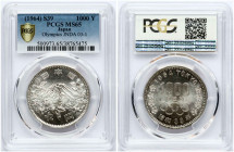 Japan 1000 Yen 39(1964) PCGS MS 65