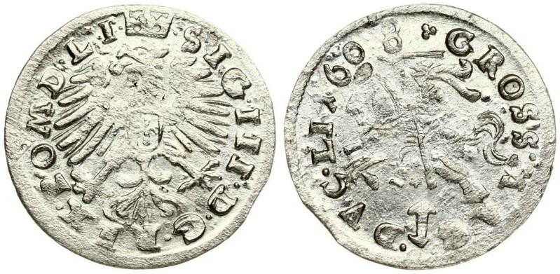 Lithuania. Zygmunt III Waza (1587-1632). Grosz 1608 Vilnius. Silver 1.60 g. Kop....