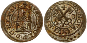 Livonia Swedish 1 1/2 Solidus  1623 Riga (R)