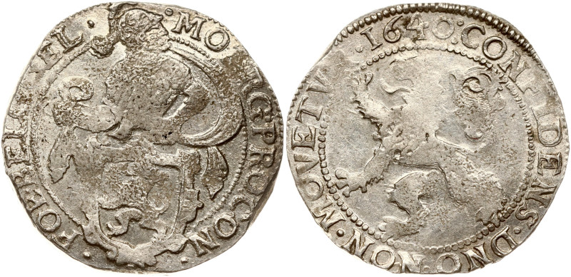 Netherlands, Gelderland. 1/2 Lion Daalder 1640. Silver 13.70 g. KM 13.