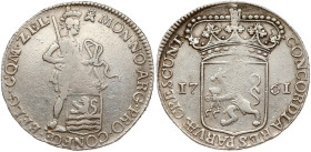 Netherlands Zeeland Silver Ducat 1761