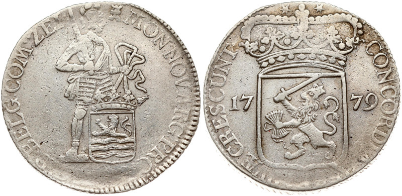 Netherlands. Zeeland. Silver Ducat 1779. Silver 27.47 g. KM 52.4.