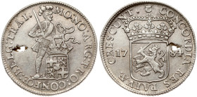 Netherlands Utrecht Silver Ducat 1784