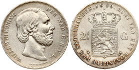 Netherlands 2½ Gulden 1859